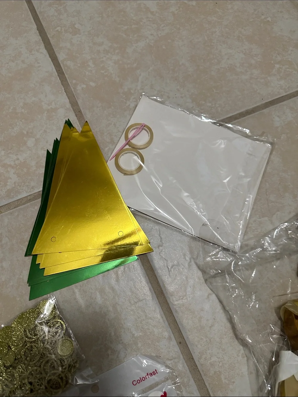 Bridal Party Decor Kit - Gold & Green Bachelorette Supplies NWT